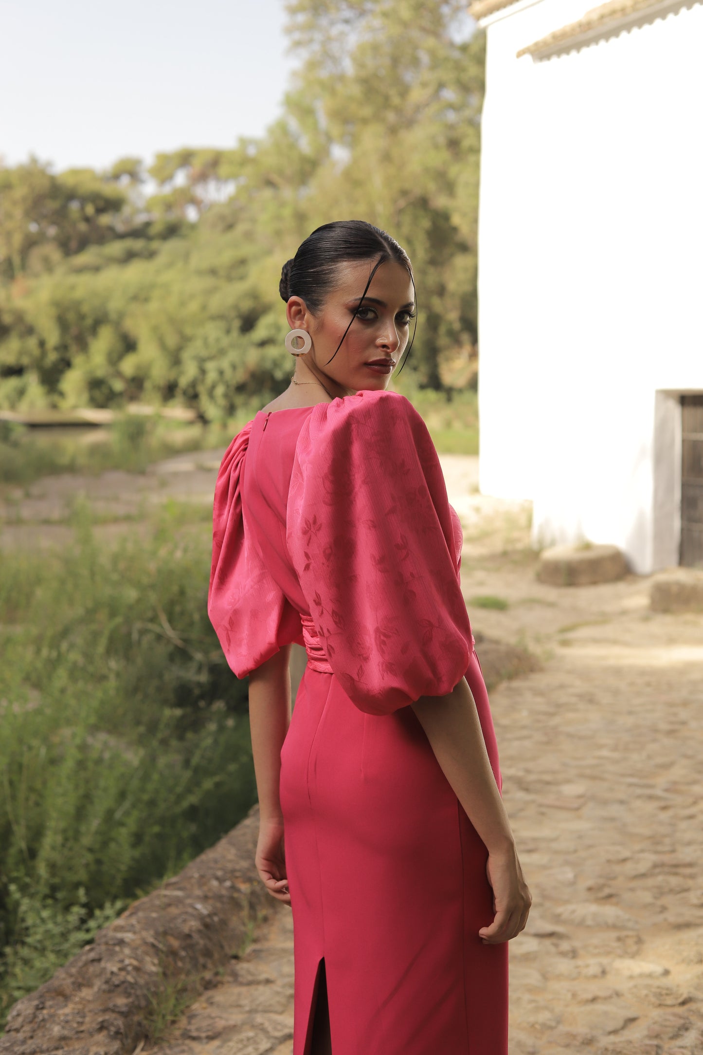 VESTIDO NICOLETA FRESA