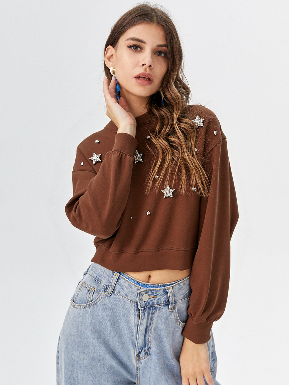SUDADERA APLIQUES