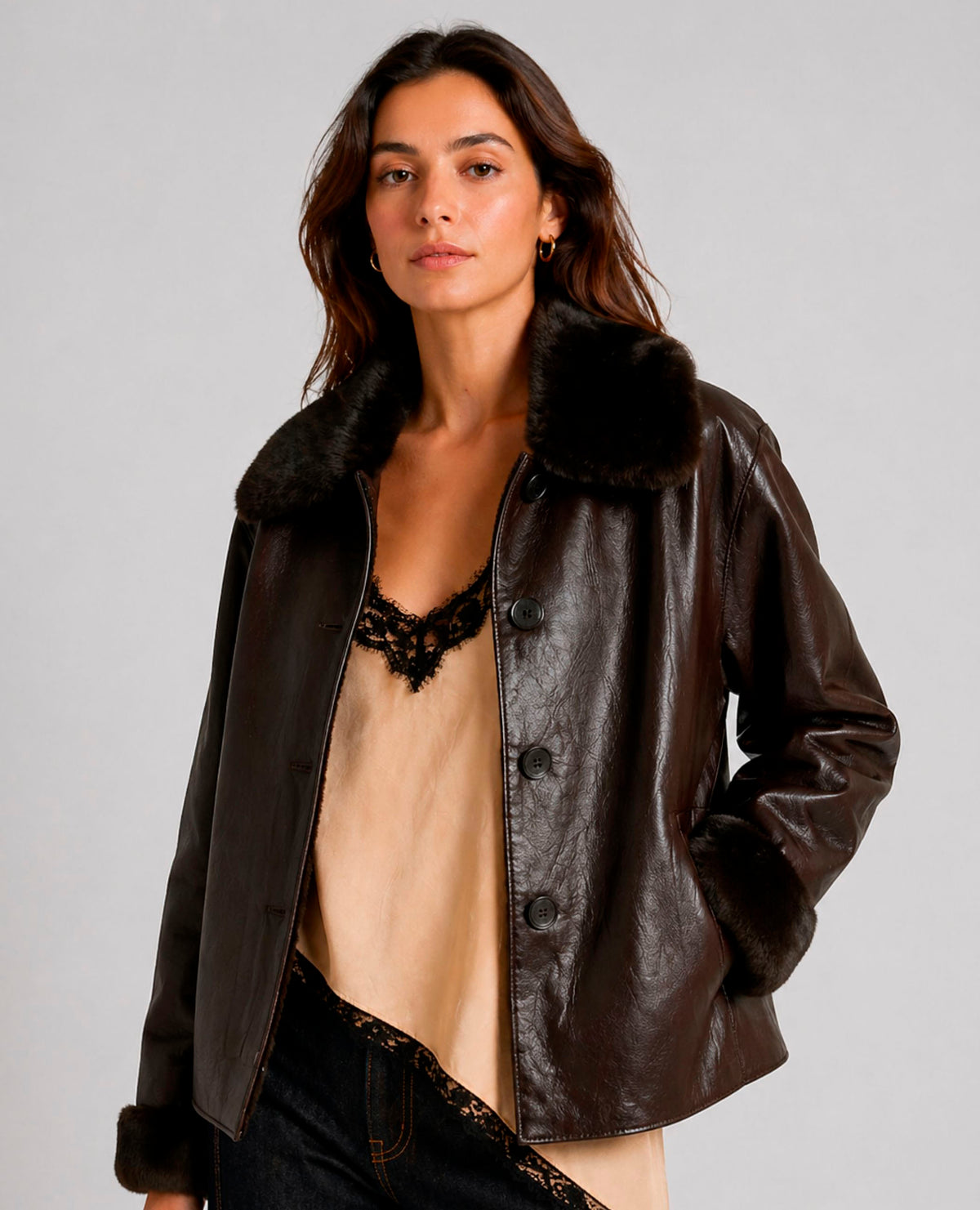 CHAQUETA REVERSIBLE DOLORES PROMESAS