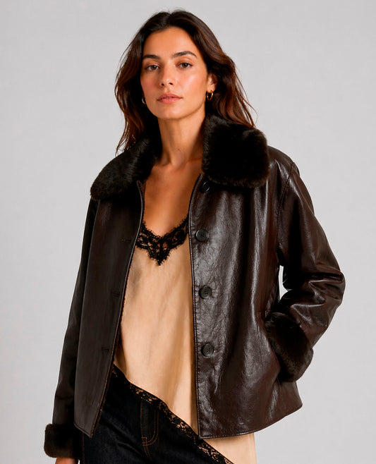 CHAQUETA REVERSIBLE DOLORES PROMESAS