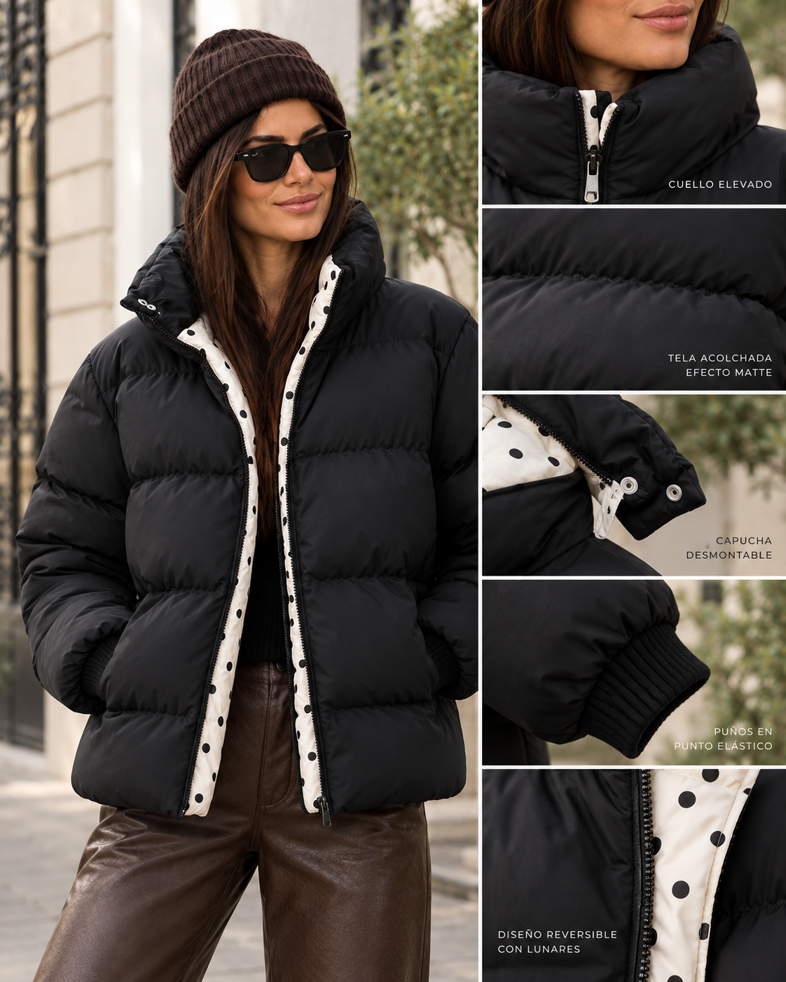 ABRIGO LUNARES REVERSIBLE