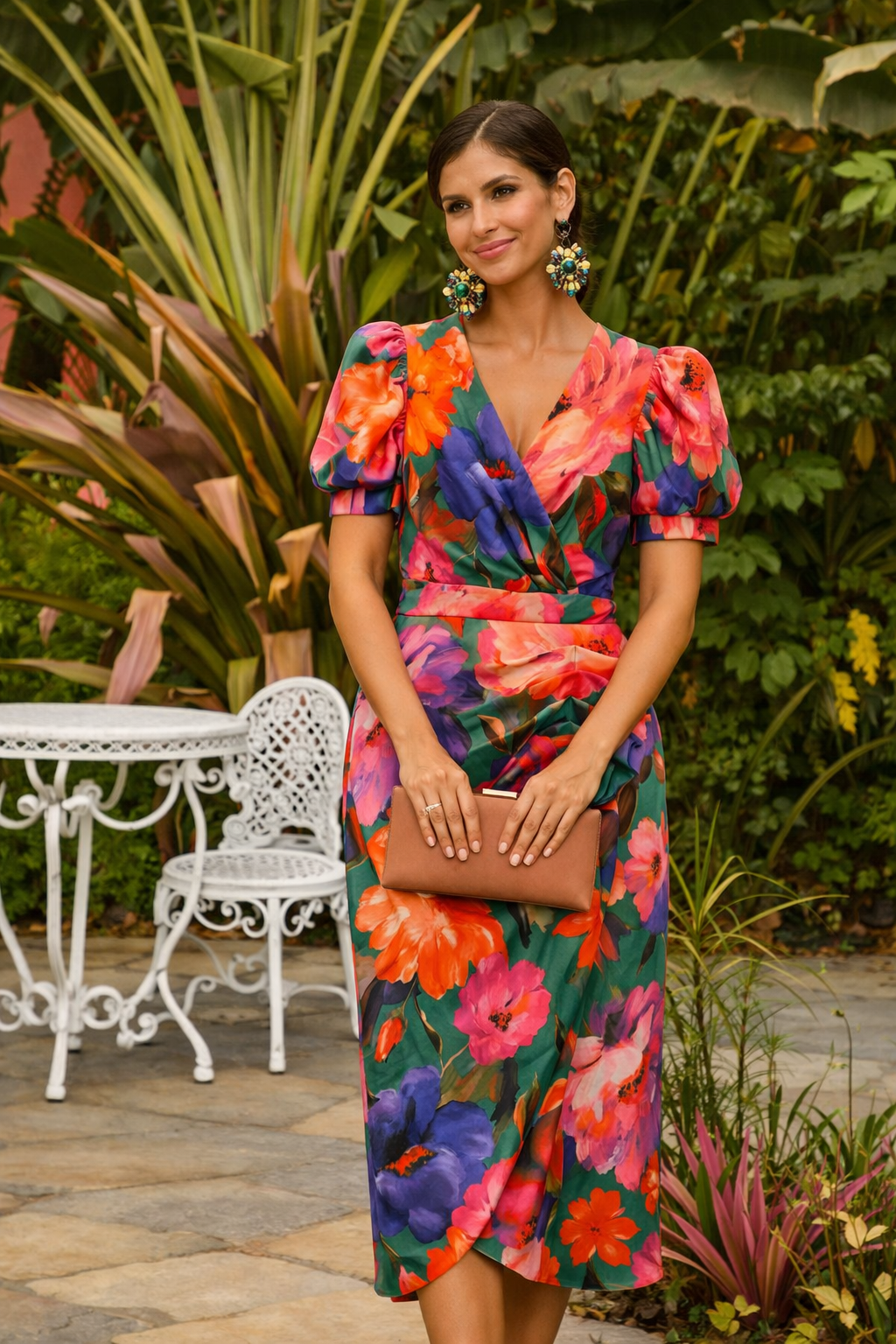 VESTIDO HORTENSIA MC ESTAMPADO