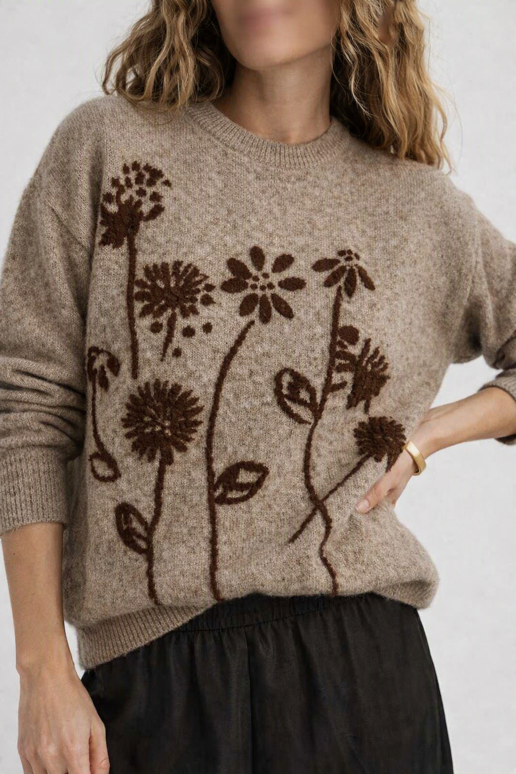 JERSEY BORDADO FLORES