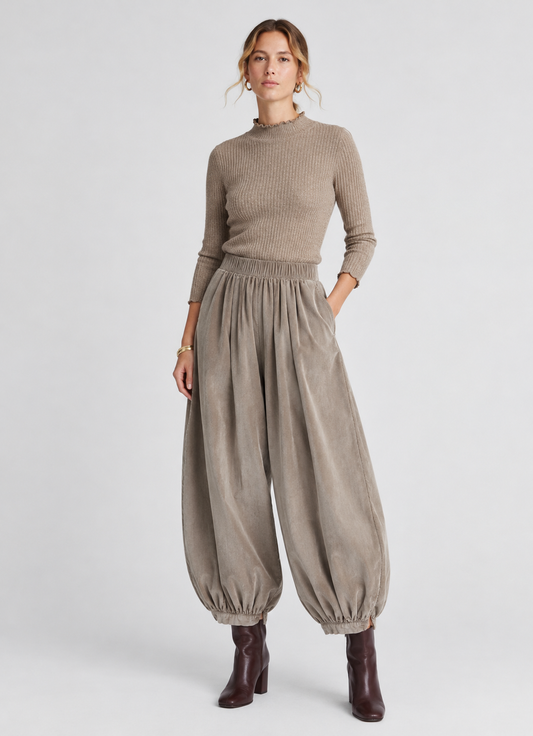 PANTALÓN BOMBA MICRO-PANA