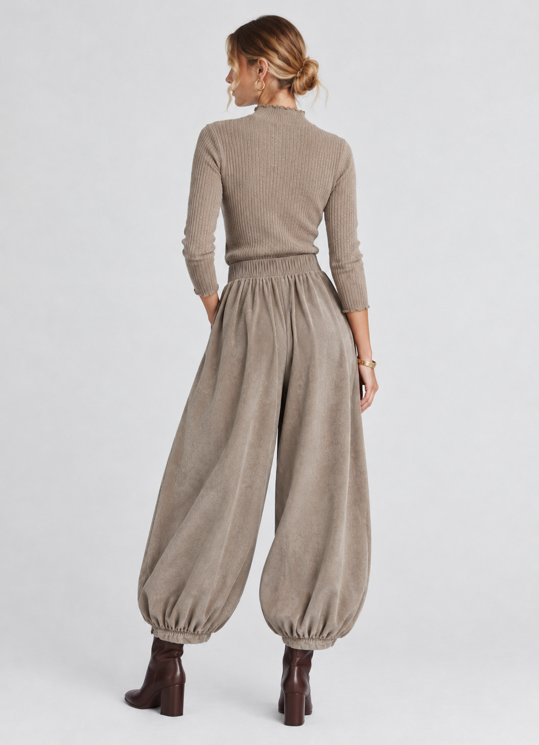 PANTALÓN BOMBA MICRO-PANA