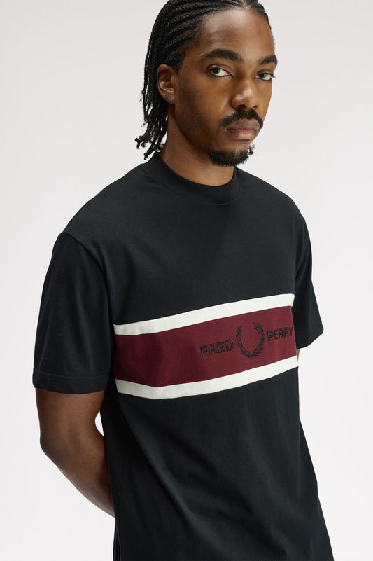 CAMISETA PANEL FRED PERRY
