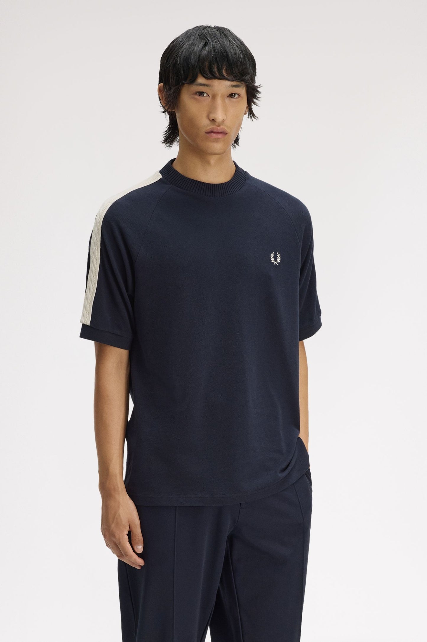 CAMISETA FRED PERRY PIQUÉ TRENZAS