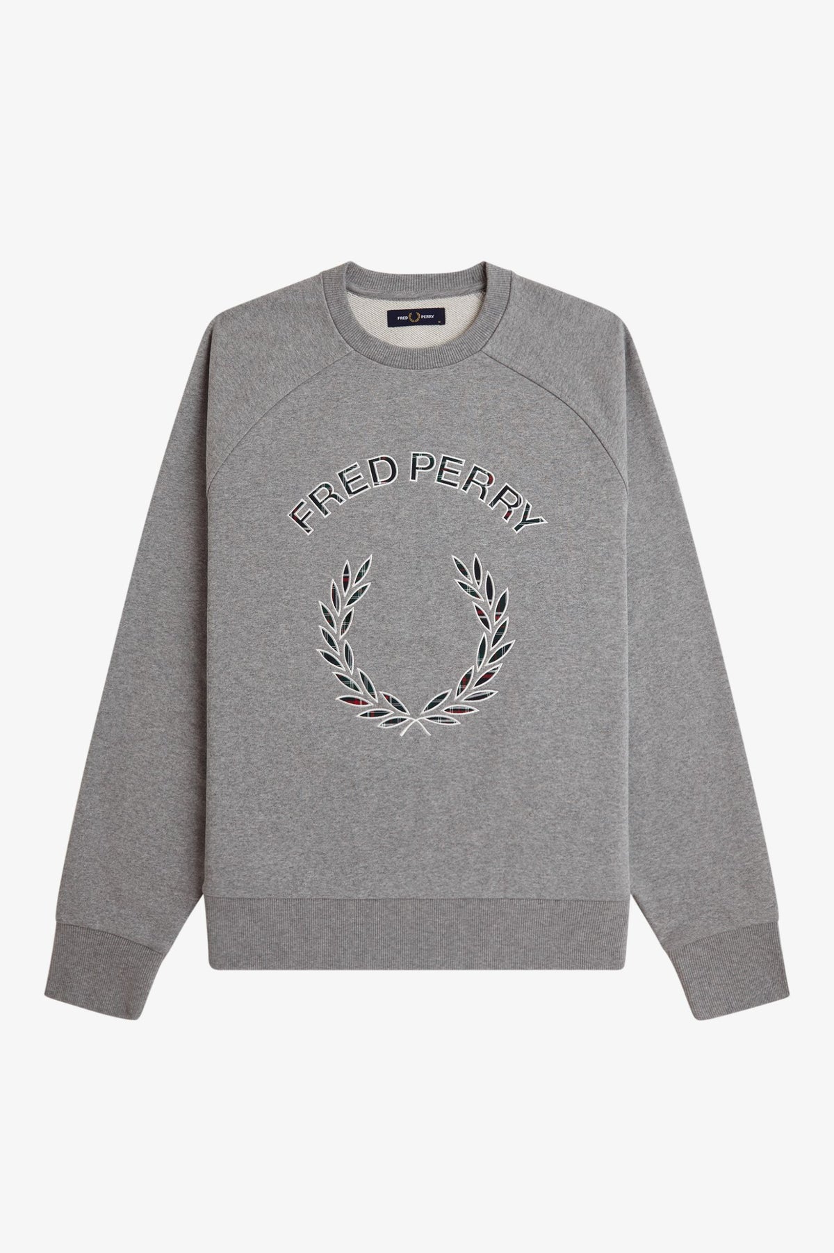 SUDADERA FRED PERRY TARTÁN