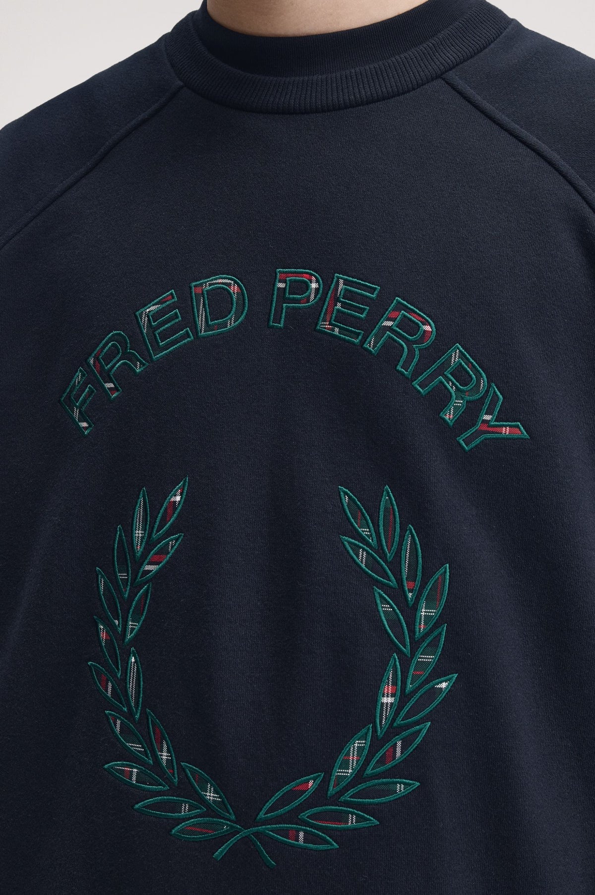 SUDADERA FRED PERRY TARTÁN