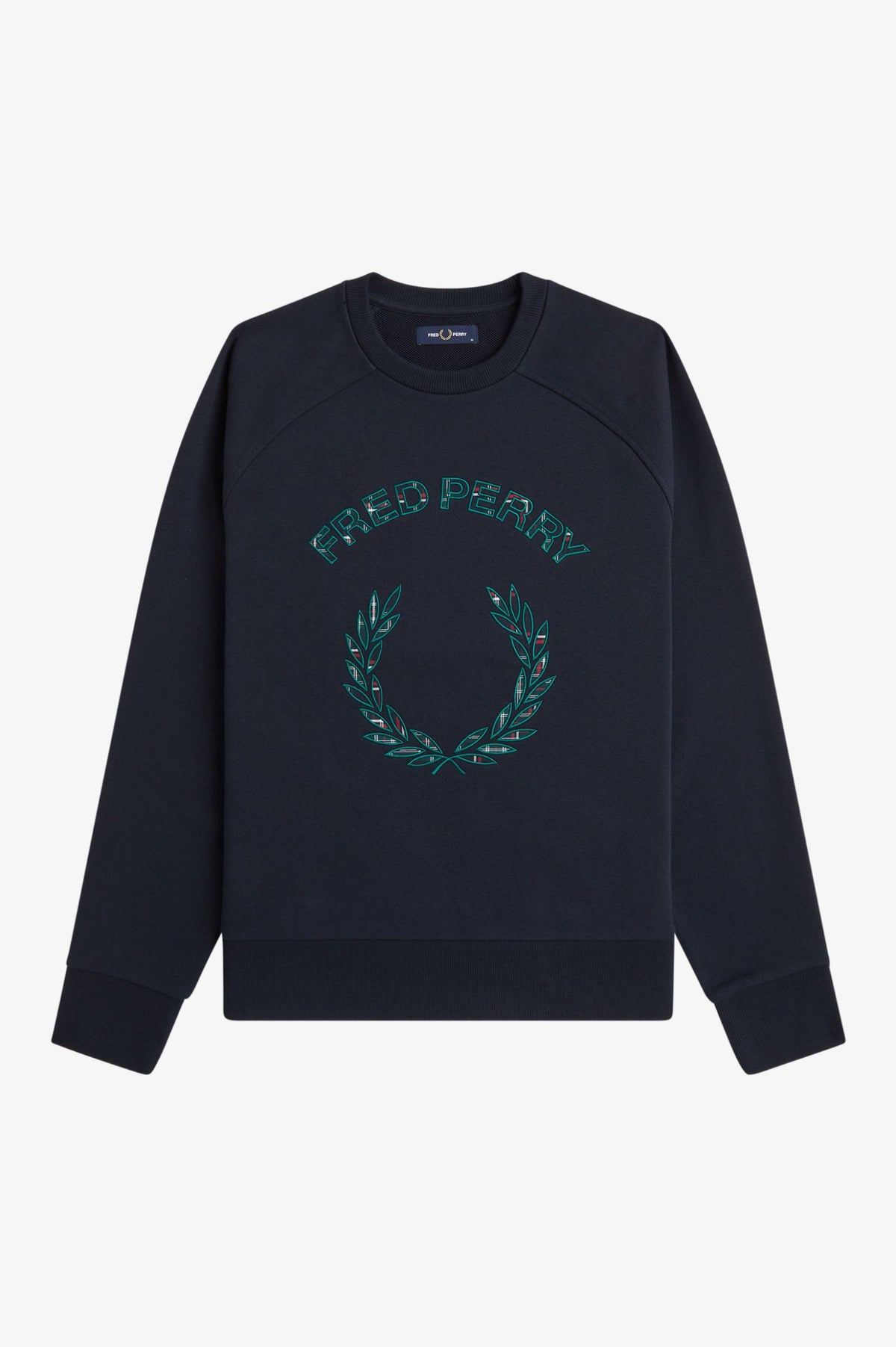 SUDADERA FRED PERRY TARTÁN