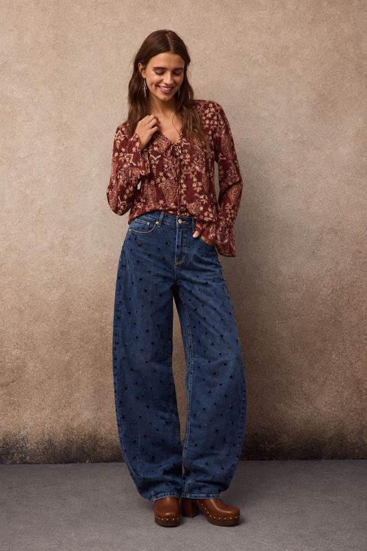 JEANS BARREL CORAZONES