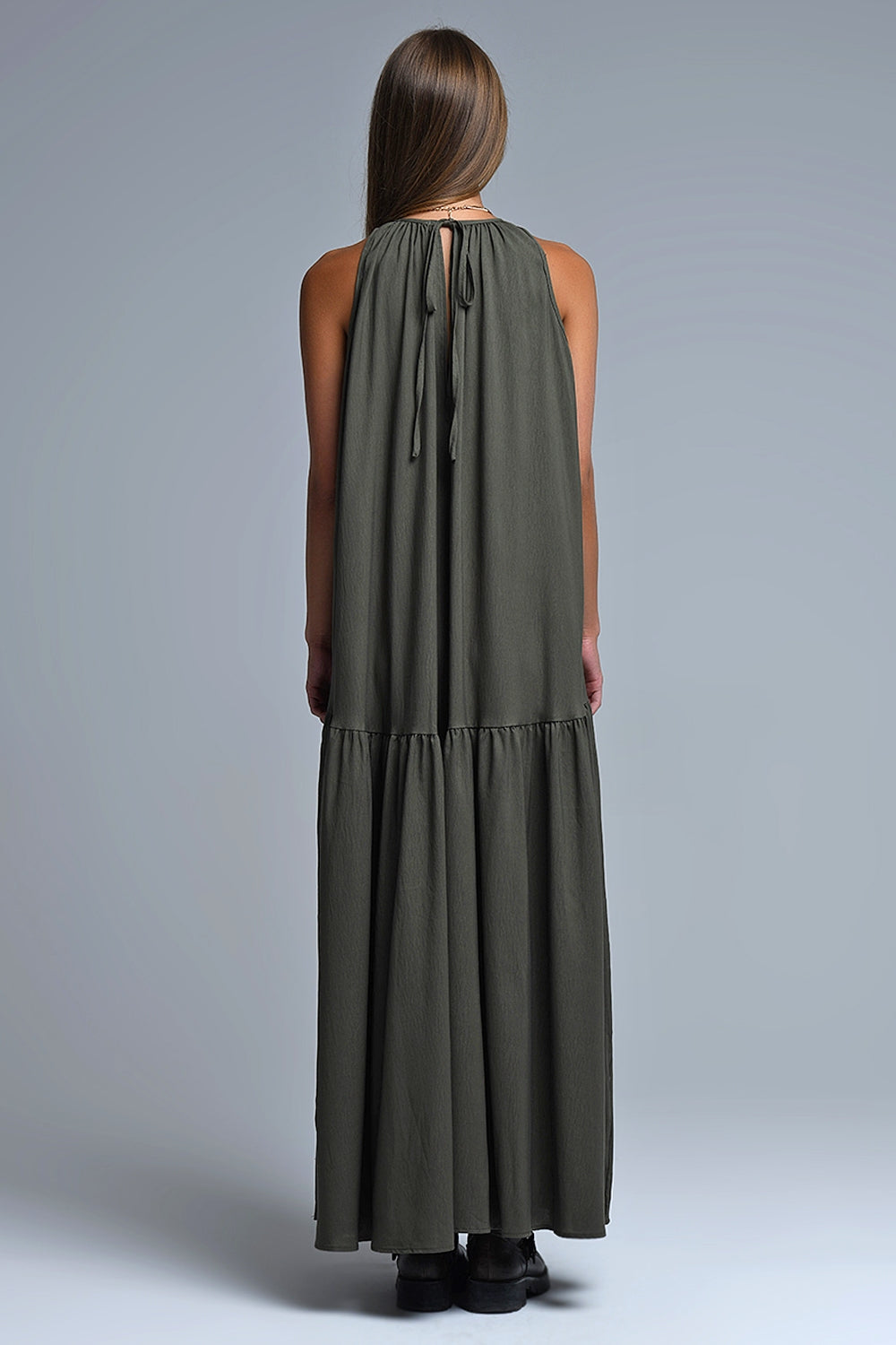 MAXI VESTIDO KAKI